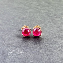ルビー ピアス（スタッド・一粒） の人気通販｜Creema(クリーマ) 国内