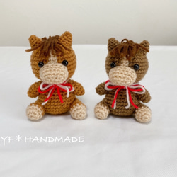 VietnamHandmade 手作あみぐるみ 帽子付きキャラクター ぬいぐるみ