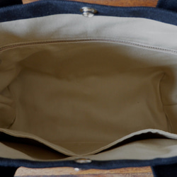 トートＳ◇ウールヘリンボーン×ダークブラウン | 倉敷帆布 5枚目の画像