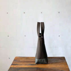 トートＳ◇ウールヘリンボーン×ダークブラウン | 倉敷帆布 3枚目の画像