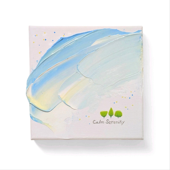 アクリル画 原画 インテリア F4 自然 空 雲 アクリル画 原画