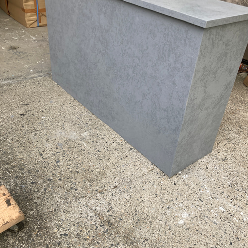 受注製作】☆グレーストーン柄☆石目☆モルタル☆受付カウンターテー