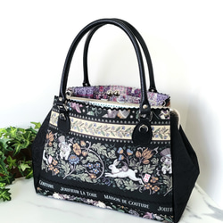 スマホが入るフタ付き外ポケットの長財布(小銭入れ2分割type) ジョリー