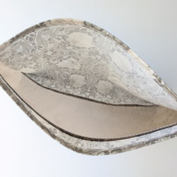 ポケットポーチ　A5（横）　ピンパネル　ウィリアムモリス　ラミネート 6枚目の画像