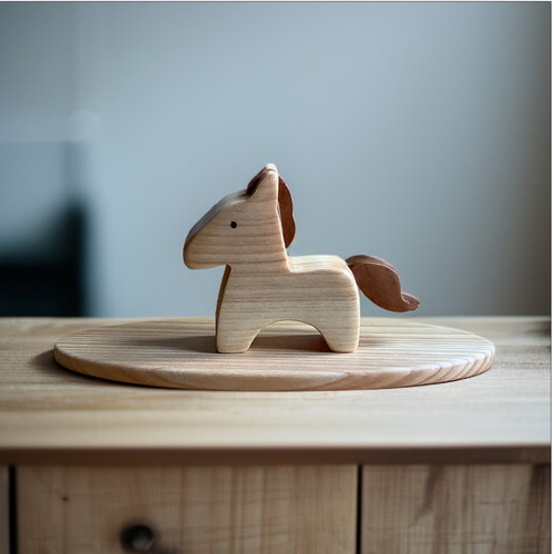 木製 干支・午（うま）｜選べるオブジェ・木製鏡餅・だるま・正月飾り