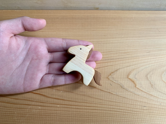 木製 干支・午（うま）｜選べるオブジェ・木製鏡餅・だるま・正月飾り 9枚目の画像