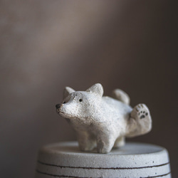 シッコシッコ白熊犬【犬_122】 2枚目の画像