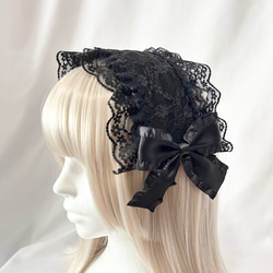 ハート ベレー帽 タータンチェック ピンク 黒 ロリィタ 地雷 量産