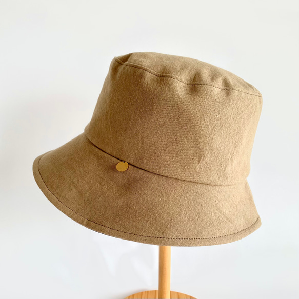 《秋限定2025》ノルディックフラワー柄バケットハット＊レディース帽子＊SS/S/M/L/LLサイズ受注制作＊秋冬 5枚目の画像