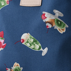 大人が持ちたいメロンソーダにいちごパフェ♩水筒、ペットボトル、傘が入って便利なサイズ＃ブルー 12枚目の画像