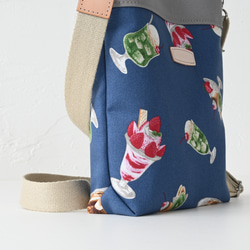 大人が持ちたいメロンソーダにいちごパフェ♩水筒、ペットボトル、傘が入って便利なサイズ＃ブルー 10枚目の画像