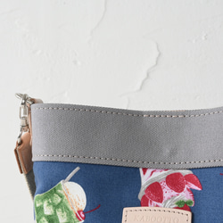 大人が持ちたいメロンソーダにいちごパフェ♩水筒、ペットボトル、傘が入って便利なサイズ＃ブルー 4枚目の画像