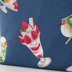 大人が持ちたいメロンソーダにいちごパフェ♩水筒、ペットボトル、傘が入って便利なサイズ＃ブルー 11枚目の画像