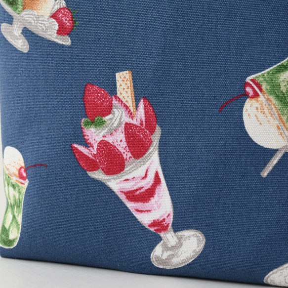 大人が持ちたいメロンソーダにいちごパフェ♩水筒、ペットボトル、傘が入って便利なサイズ＃ブルー 11枚目の画像