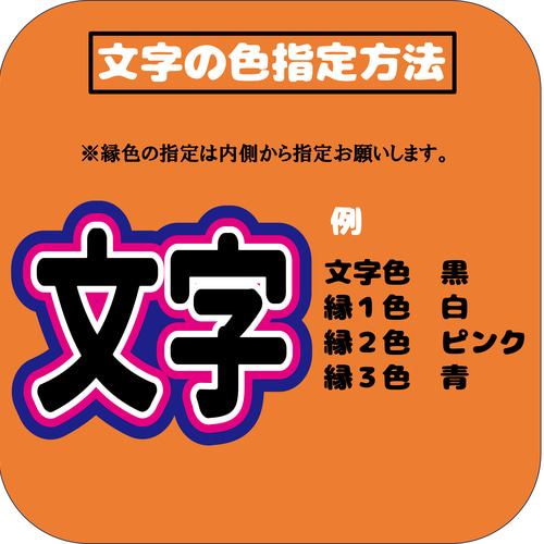 即納】ぷっくり文字 うちわ文字 A3データオーダー ファンサ文字 カンペ