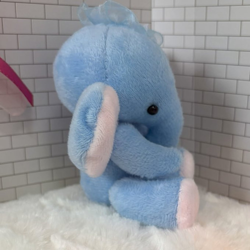 水色ぞうさんのぬいぐるみ ぬいぐるみ rururibon 通販 19849722