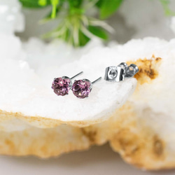 ロードライトガーネット　5mm（1ペア） 5枚目の画像