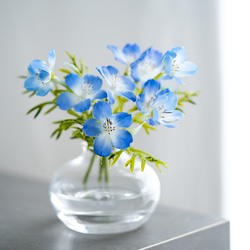 （水換え不要）ネモフィラの小瓶挿し　 2枚目の画像