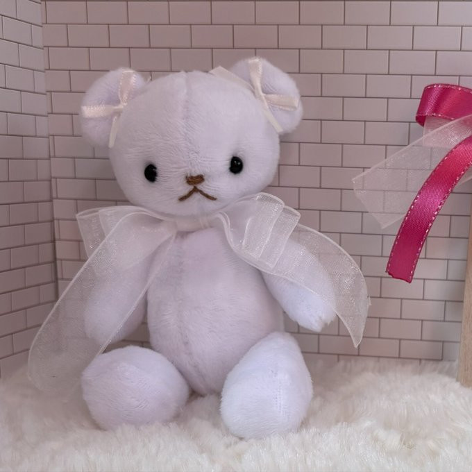 白くまさんのぬいぐるみ