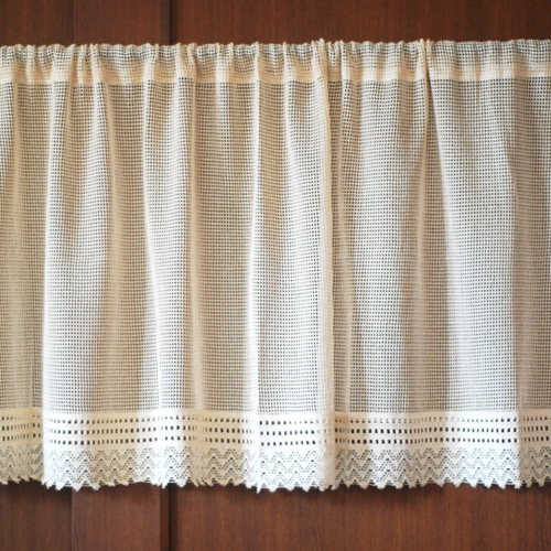 カフェカーテン☆コットンレース☆綿100％☆「網レース150・60