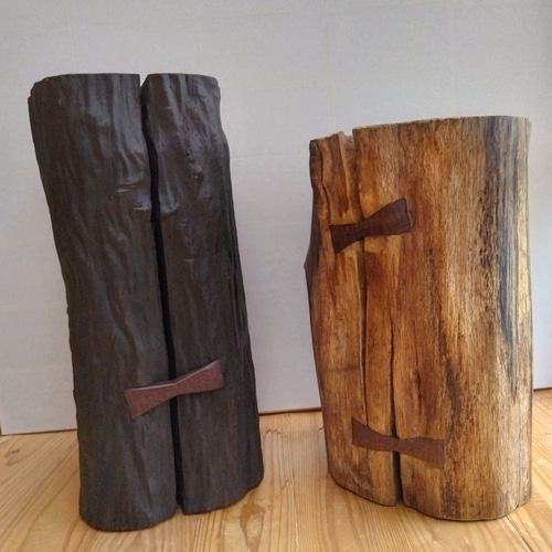 しっかり丸太椅子 ～樫の丸太スツール・サイドテーブル・ディスプレイ