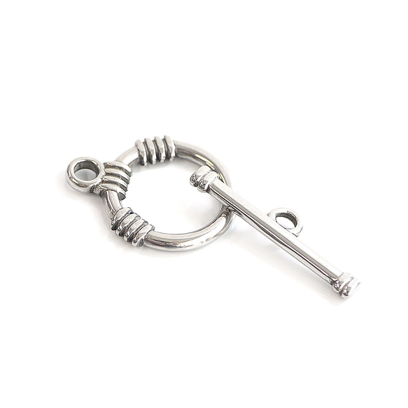 ess160 [2 件組] 裝飾壁爐架，圓形約 17 毫米，棒狀約 24 毫米，帶扣，316L 第3張的照片