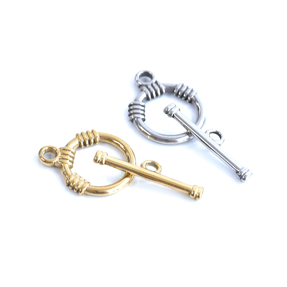 ess160 [2 件組] 裝飾壁爐架，圓形約 17 毫米，棒狀約 24 毫米，帶扣，316L 第6張的照片