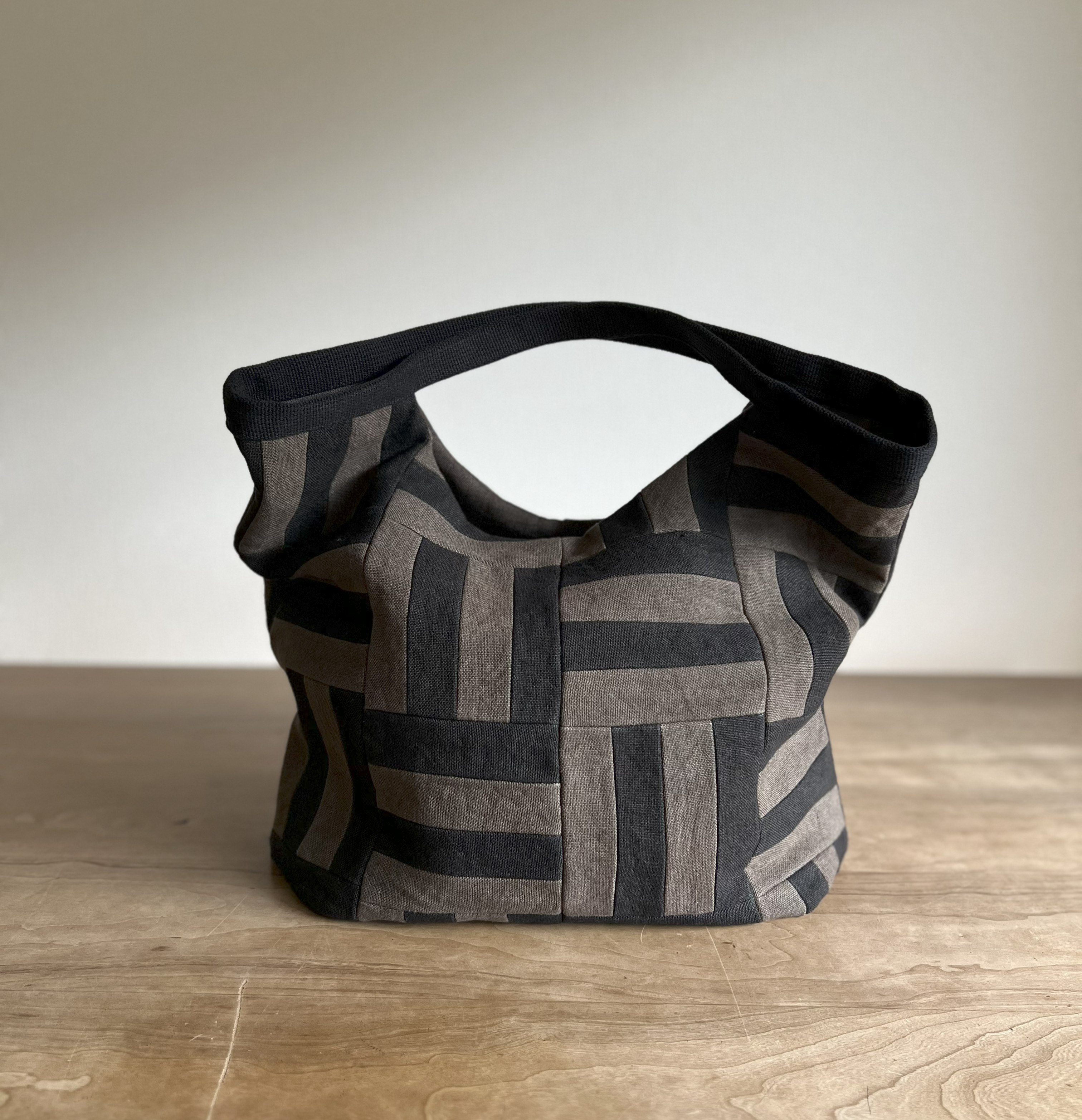 でかくたBag　パッチワーク市松