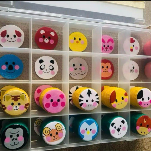 絵合わせぽっとんパズル 知育玩具 手作りおもちゃ 遊び心満載 おもちゃ