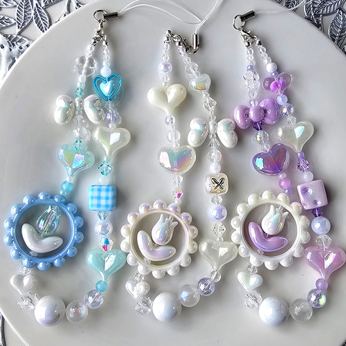 Luminous Tulip ♡ ルミナスチューリップストラップ スマホストラップ