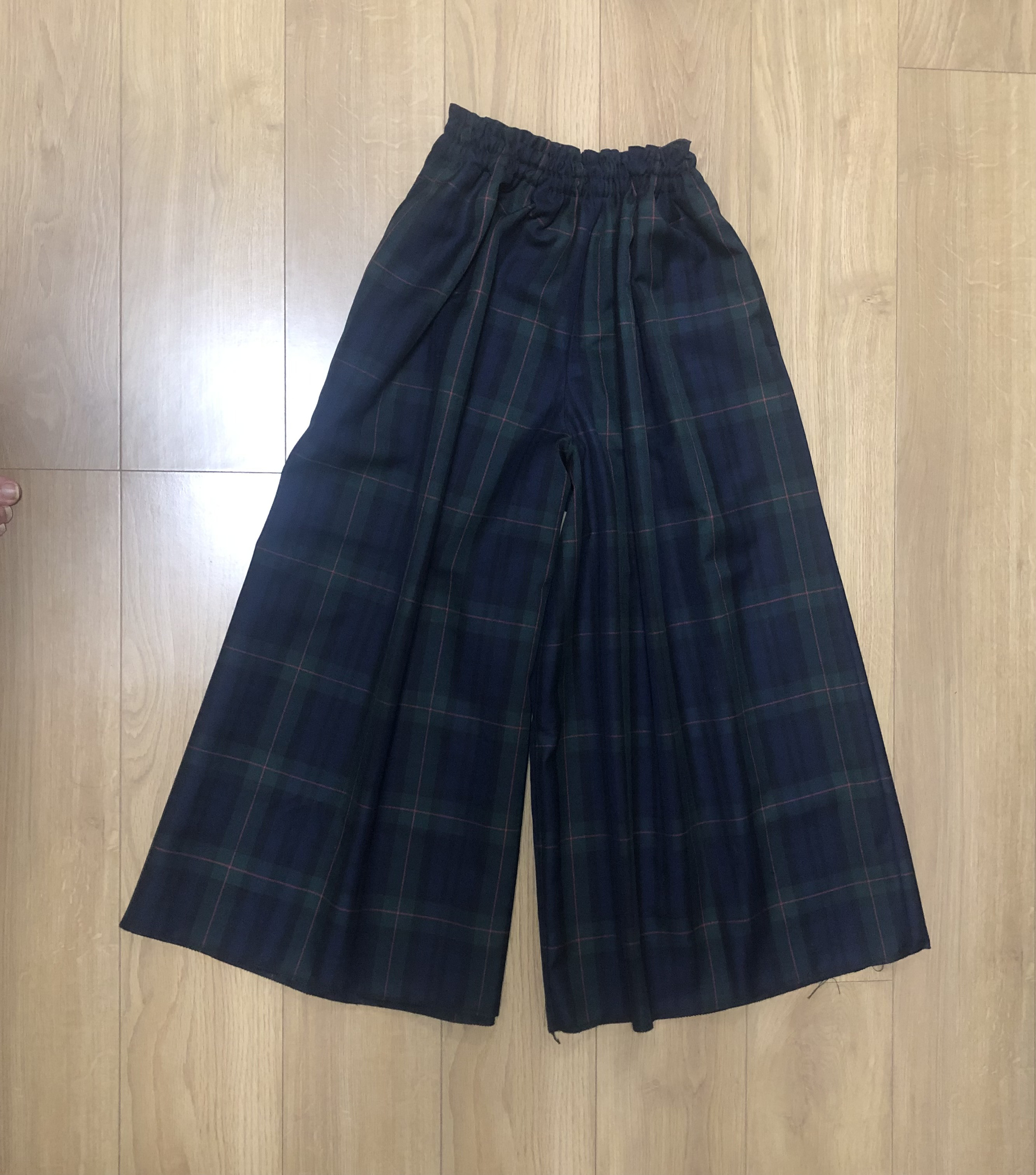 ブラックウォッチ＊ナチュラル可愛いガウチョパンツ