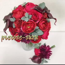 赤（レッド） ブーケ のおすすめ人気通販｜Creema(クリーマ) 国内最大