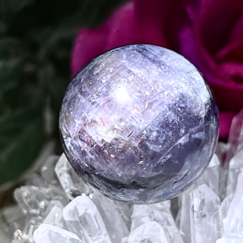 アイオライトサンストーン ウォーターサファイア スフィア タンブル