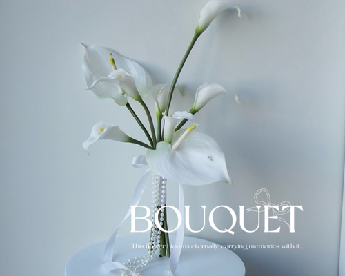 ウェディング ブーケ ホワイト アーティフィシャルフラワー 造花 クラッチブーケ ホワイト パール ┊︎ アーティフィシャルフラワーブーケ ウェディング