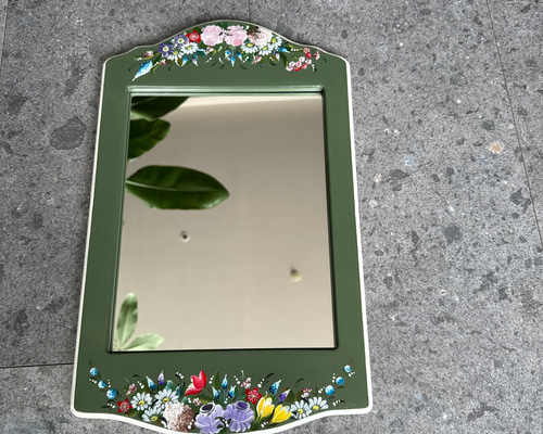 トールペイント (アッセンデルフト)壁掛けミラー ドレッサー・ミラー