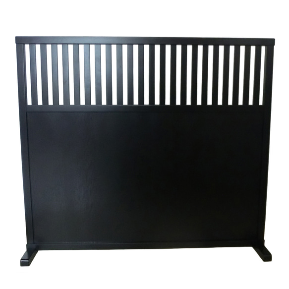 格子 衝立 ブラック ③ パーテーション 間仕切り パーテーション