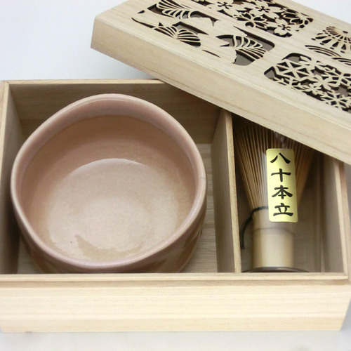 MCW-S4 四季庵 抹茶碗セット木箱入 花桜 茶碗・めし碗 yamakatsu 通販