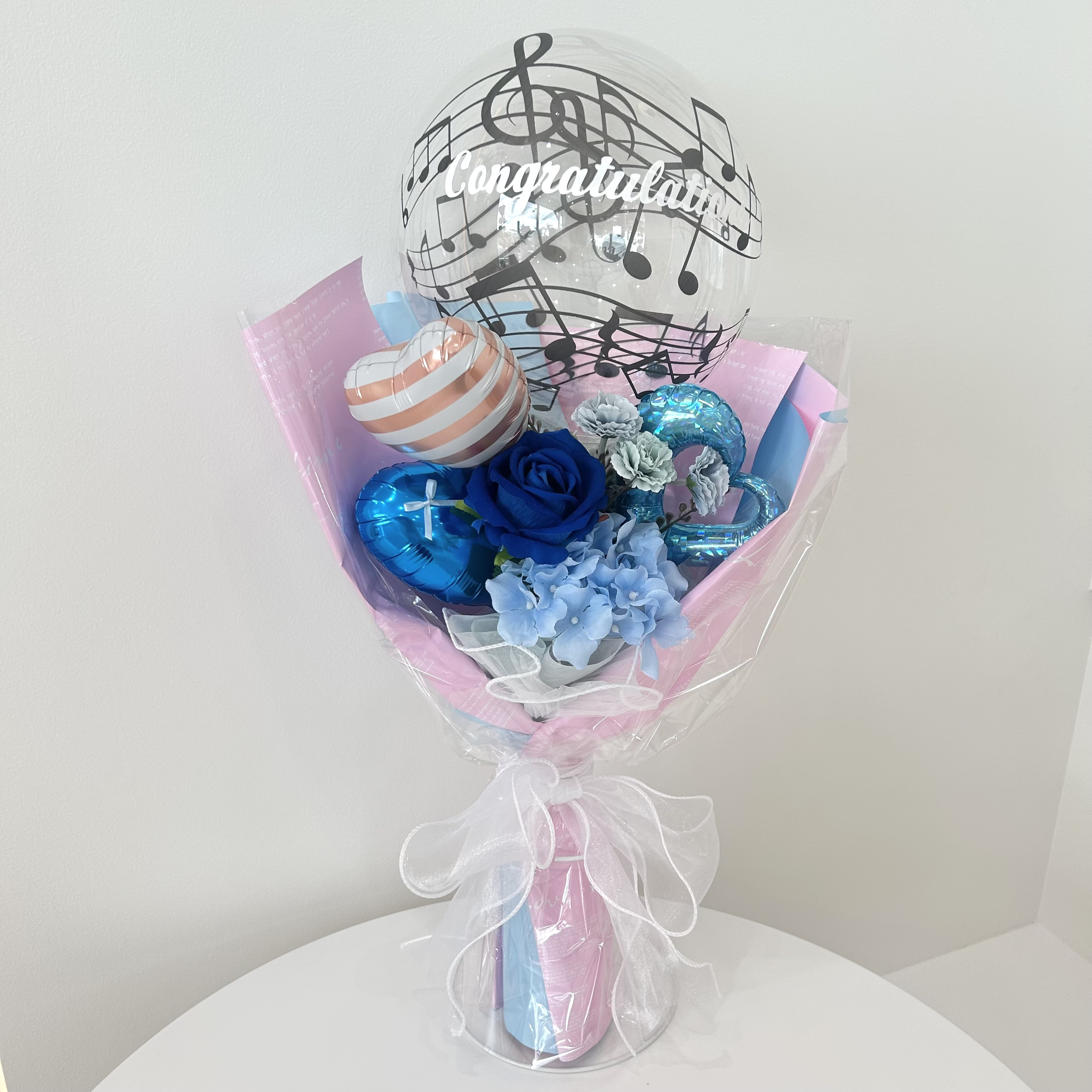 ［発表会ギフト］バルーンフラワーブーケ