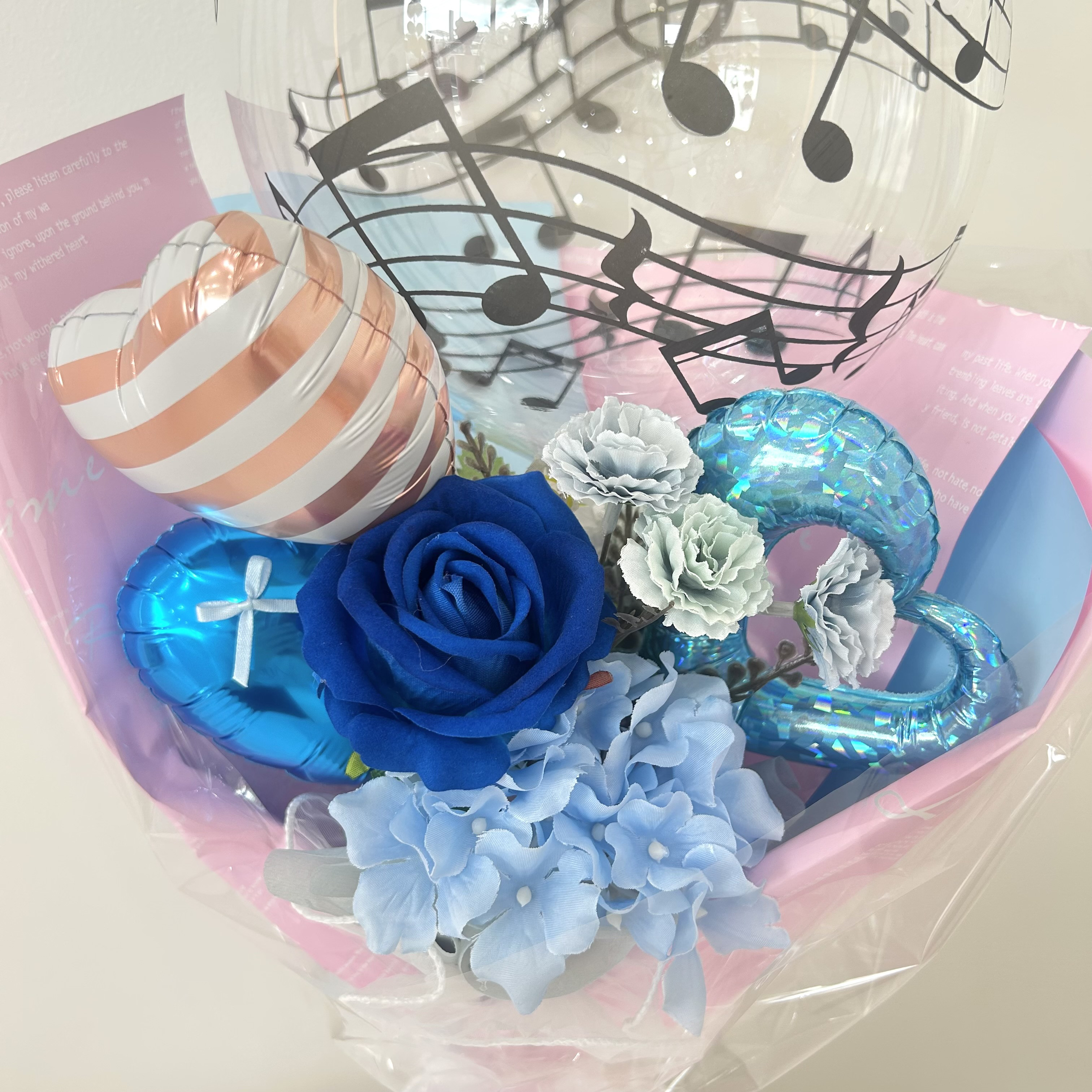 ［発表会ギフト］バルーンフラワーブーケ