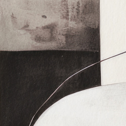 アートポスター 北欧風 シンプルモダン ベージュグレー 幾何抽象 ナチュラル 5888-7 2枚目の画像