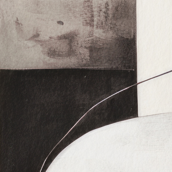 アートポスター 北欧風 シンプルモダン ベージュグレー 幾何抽象 ナチュラル 5888-7 2枚目の画像