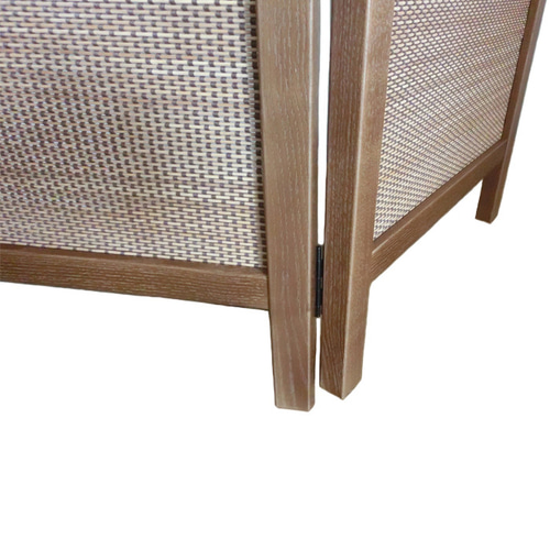 竹 3連 スクリーン 衝立 パーテーション タモ無垢 W132H125 竹 3連 スクリーン 衝立 パーテーション タモ無垢材 W132H125