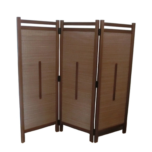 竹 3連 スクリーン 衝立 パーテーション タモ無垢 W132H125 竹 3連 スクリーン 衝立 パーテーション タモ無垢材 W132H125