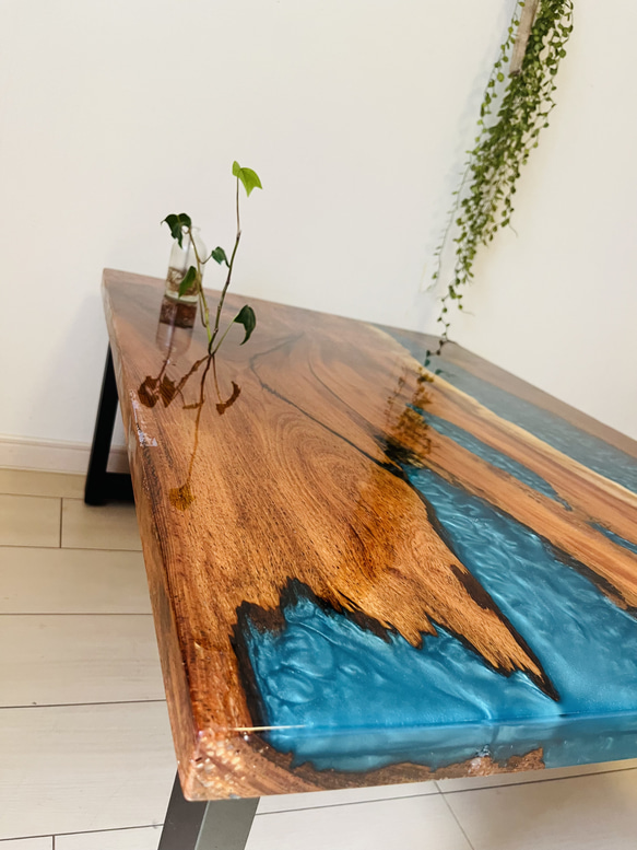 レジン　ローテーブル　欅　無垢材 レジン ローテーブル 欅 無垢材 商品一覧 – Aoiクラフト