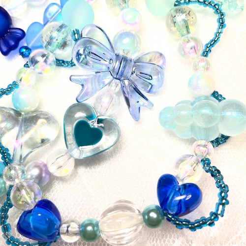 じゃらじゃらキーホルダー⭐︎ビーズキーホルダー⭐︎推し活キーホルダー ビーズキーホルダー♡じゃらじゃらキーホルダー - メルカリ