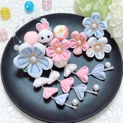 絞彩苑種田♡かんざしセット♡七五三 七歳 髪飾り 絞彩苑種田♡かんざしセット♡七五三 七歳 髪飾り 絞彩苑