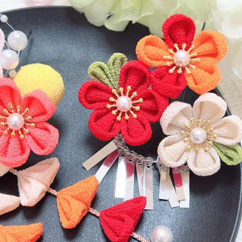 つまみ細工　着物ペアうさぎ　No.599 Amazon.co.jp: つまみ細工 ちりめん細工 うさぎのお月見 No.02 : おもちゃ