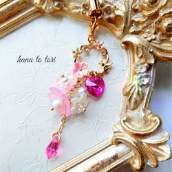 白鳥のワイヤーサンキャッチャー 01 モビール 花と鳥サンキャッチャー