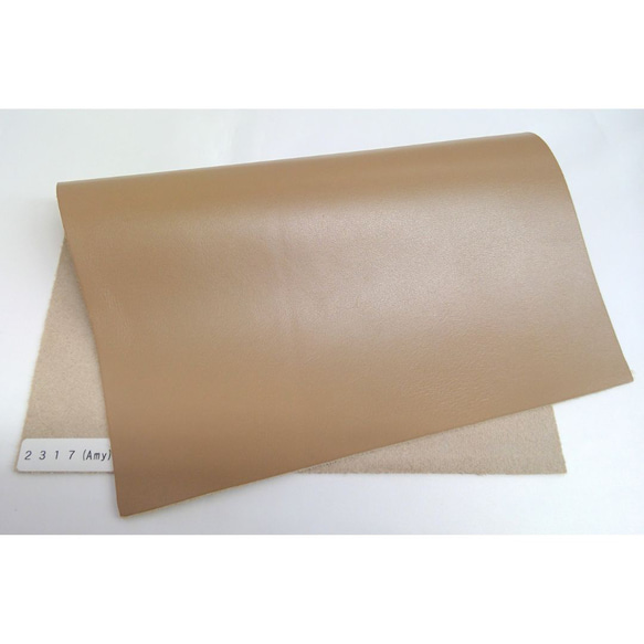 【A4サイズ】国産牛革　ソフトレザー　エイミー/Amy  (ベージュ系) 10枚目の画像