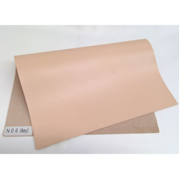 【A4サイズ】国産牛革　ソフトレザー　エイミー/Amy  (ベージュ系) 8枚目の画像